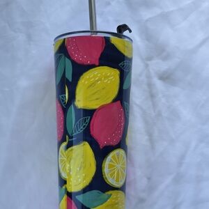 Colorful Fruit Pattern Tumbler